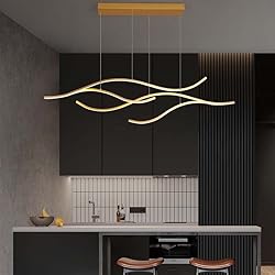 LightInTheBox Modern LED Linear Wave Chandelier