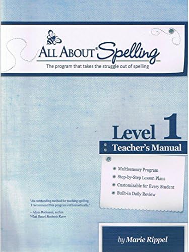 All About Reading Level 1 Teacher's Manual Color Edition: Marie