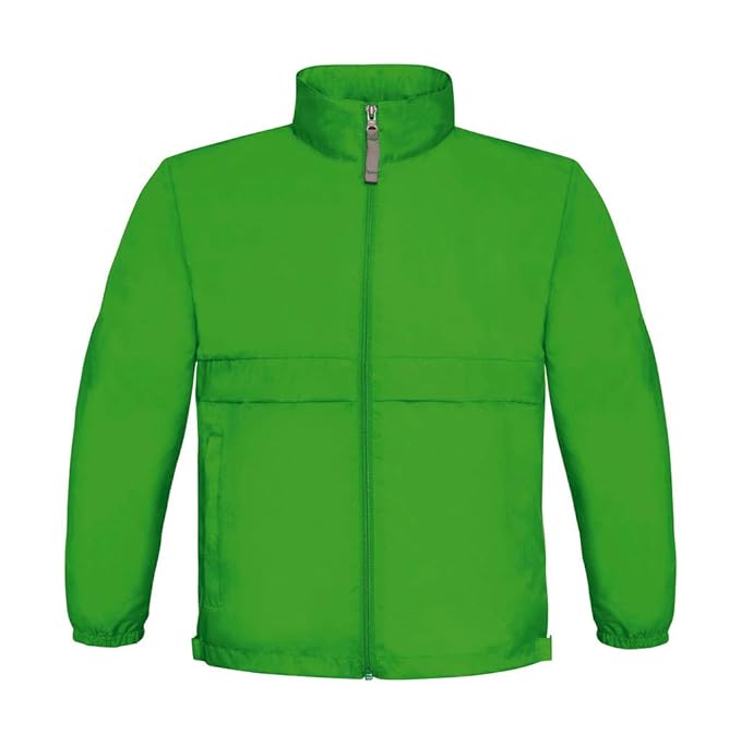 B&C - Windbreaker für Kinder 'Sirocco Kids' 9/11 (134/146),Real Green