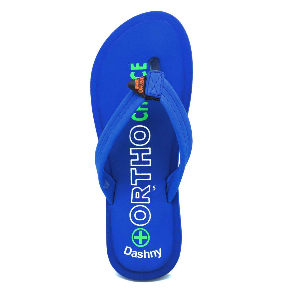 women's royal blue flip flops