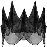 LessMo 200x80Inch (5x2m) Halloween Black Creepy