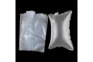 100 Pack,Free Hand Pump AIR PAKPRO 7.9x15.7inch Clear Plastic Inflatable Air Packaging Bags Air Pillows Air Cushions Buffer Bags Void Fill Cushioning for Shipping and Packaging,VFC2040