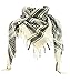 WOLMIK 100% Cotton Military Shemagh Tactical Desert Keffiyeh Head Neck Scarf Wrap in Beige