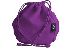 BCW Spectrum Dice Bag - Purple | Holds Over 350 Dice | Durable Faux-Suede Drawstring Bag for D&D, Pathfinder, MTG | Perfect Dice Storage & Transport Solution | RPG & Tabletop Gaming Accessories