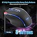 Wired Gaming Mouse – Adjustable Up To  12000 DPI – Programmable With 8 Buttons Ergonomic, Tunable Weights, 6 Breathing RGB Light Gaming Mice Compatible With PC, Windows – Blackthumb 4