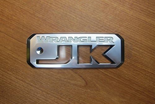Mopar ジープ ラングラー Jk シルバーホワイト エンブレム ステッカー デカール Oem