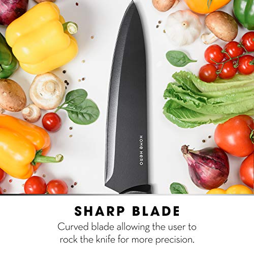 Chef Knife Chefs Knife - 8 Inch Chef Knife 8 Inch Chef's Knife Chef Knives - Sharp Knife Made Out Of Stainless Steel With Ergonomic Handle Protective Finger Guard - Kitchen Knife Cooking Knife - Thumbnail 4