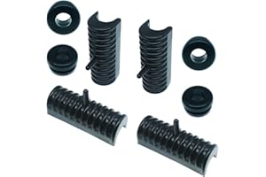 amavoler Rubber Mounts Support Cushion Hard Saddle Bags Saddlebag Compatible for Harley Touring Street Glide/Electra Glide/Ro