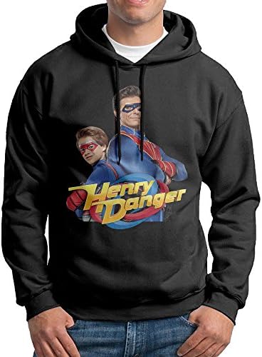 Henry Danger Poster Mens Power Fleece Pullover Sweatshirt Black