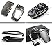 Luxury Real Carbon Fiber Key Protective Case Cover for Audi Car Fob with Retractable Flip Key