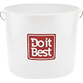 Do it Best 5 Qt. White Polysteel Bucket - 1 Each