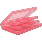 Skque 28 in 1 Game Card Case Box for Nintendo DS Lite,Dsi,3DS-Color in Pink