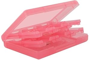 Skque 28 in 1 Game Card Case Box for Nintendo DS Lite,Dsi,3DS-Color in Pink