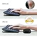 Nex Mouse Pad with Keyboard Wrist Rest Pad Kit Comfortably Made of Memory Foam (Black)