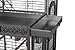 Prevue Pet Products BPV3159 Double Roof Bird Cage with Playtop, 36-1/2 by 27-1/4-Inch, Black