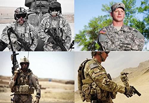 Antrix 13 Pieces Great Value Tactical US Flag Patch America Punisher Morale Patch Full Embroidery Military Patch Set for Caps,Bags,Backpacks,Clothes,Tactical Vest,Military Uniforms Etc. - Thumbnail 5
