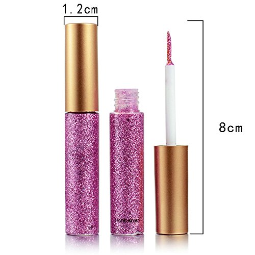 Coosa Glitter Liquid Eyeliner 5PCS Long Lasting Waterproof Sparkling Eyeliner Eye Shadow Pen – 5PCS-1