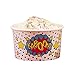 Ginger Ray Comic Superhero Kaboom Party Treat/Ice Cream Tubs, Mixed