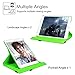 Fintie Rotating Case for iPad 6th / 5th Generation (2018/2017), iPad Air 2 / Air 1 (9.7 Inch) - 360 Degree Rotating Protective Stand Cover Auto Sleep, Green