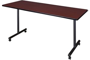 REGENCY SEATING Regency Kobe 72 by 24-Inch Mobile Training Table, Mahogany