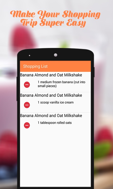 MILKSHAKE RECIPES