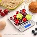 TekSky 500G/0.01G Digital Kitchen Scale - Tare & PCS Function, 6 Units, Back-Lit LCD, Pocket-Size, Battery Powered - Silver