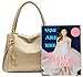 BG174; Women Butterfly Pendant 3 Pieces Gold Shoulder Handbags