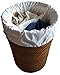 Brooklyn Basix Pre-Shrunk Poly-Cotton Luxe Laundry Bag with Built-in Divider for Darks and Lights - Large
