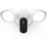Arlo Wired Floodlight Camera, Home Security Camera with 2K Video and HDR, 2000 Lumens, Integrated Siren, Weather-Resistant, Color Night Vision, 160º Field of View, 2-Way Audio, White (2025)