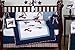 Sweet Jojo Designs 9-Piece Red, White and Blue Vintage Aviator Airplane Plane Baby Boy Bedding Crib Set