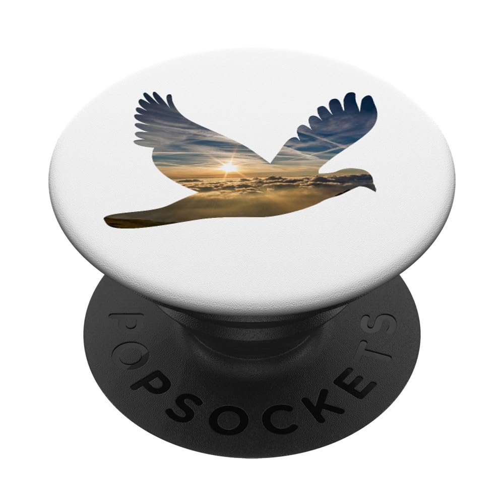 Dove Of Peace Climate Protection Nature Lover Pigeon Dove PopSockets Adhesive PopGrip