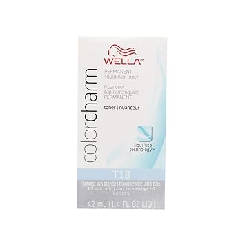 Buy Wella Color Charm Toner T18 Lightest Ash Blonde 1 4 Oz
