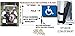 Handicap Golf Cart Flag with SSP Flags EZ On & Off Bracket