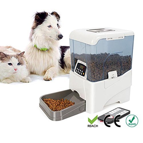 topPets PF-21B Remote Controlled Automatic Pet Feeder Programmable LCD Control with DC adapter - Thumbnail 7