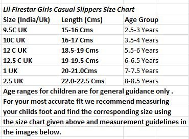 lil firestar girls flip flops & house slippers