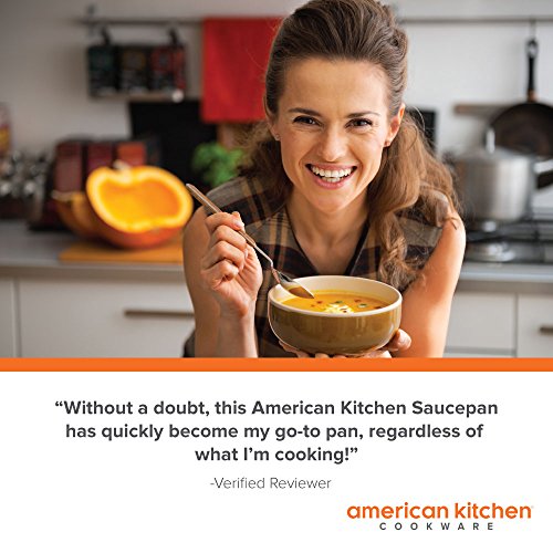 Stainless Steel Saucepan-American Kitchen 3-Quart Premium Stainless Steel Saucepan - Superior Heat Conductivity - Tri-Ply Construction - 6-In Stainless Steel Lid - Dishwasher Safe - Made in USA - Thumbnail 4