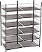 shoe storage Bronze finish foldable- shoe organizer stackable shelves - Shoe Holder for Closet - Shoe shelf made of strong metal materiel