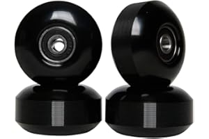 FREEDARE Skateboard Wheels 52mm and Bearings, Spacers Installed 92A for Street Tricks(Pack of 4)