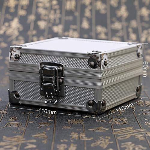 Dalkeyie Silver Aluminum Tattoo Machine Gun Box Case Tattooing Kits Tattoo Supply Permanent Makeup Accessories - Thumbnail 3