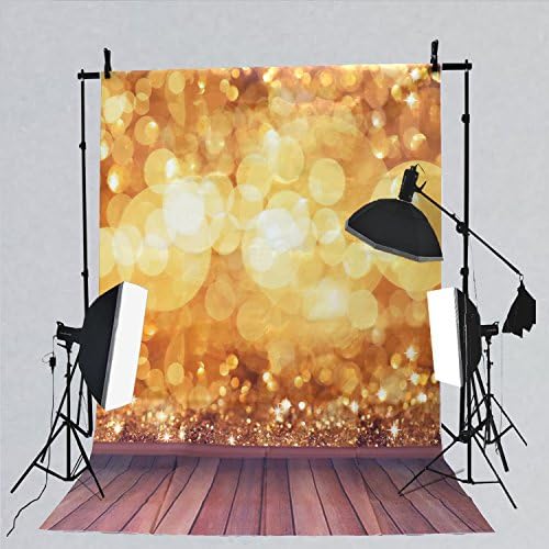 [2017 New Version] 5x7ft/1.5x2.1m Professional Shining Circle Pattern No Wrinkle Silk Polyester Photography Photo Studio(Background Only!)