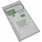 EverGreen 9080, polystyrene Board, 150 mm x 300 mm x 2.00 mm, Pack of 1, White