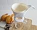 Hemp and Organic Cotton Cloth Coffee Filter by Pinyon Products - Reusable, Natural, Unbleached, Environmentally Friendly Cloth Cone Drip, pour-over Coffee Filter (Size 2; 4-6 Cups)