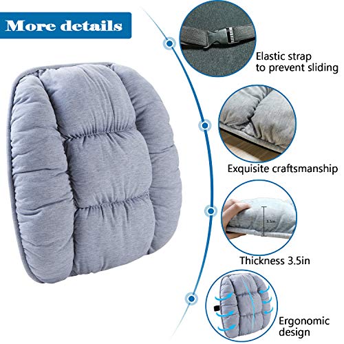 Big Hippo Lumbar Support Pillow, Orthopedic Lumbar Pillow/Back Cushion