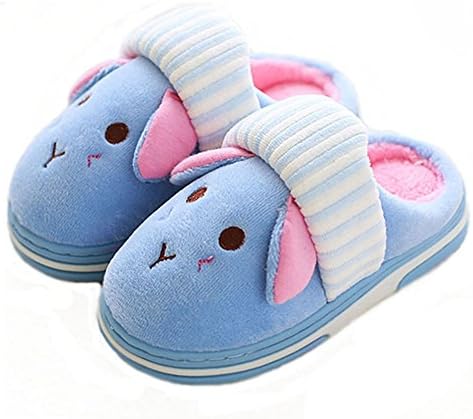 GreatParagon Paragon 1-7 Years Old Toddlers Kids Boys Girls Cute Cartoon Antislip Indoor Slippers Winter Warm Shoes Home Plush Slippers