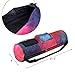 RoryTory Yoga Mat Bag w/Adjustable Strap, Water Bottle Carrier, Inner & Outer Pockets, Heavy Duty & Machine Washable - Fits Most Yoga Mat Sizes (Pink/Purple)