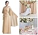 Sheer Soft Chiffon Bridal Women's Shawl For Special Occasions Champagne