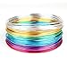 Creacraft Beading Wire Set Basic: 6 Colors of Artistic Anodized Aluminum Wire for Jewelry, Crafting, 16ft per Coil (1mm (18ga))