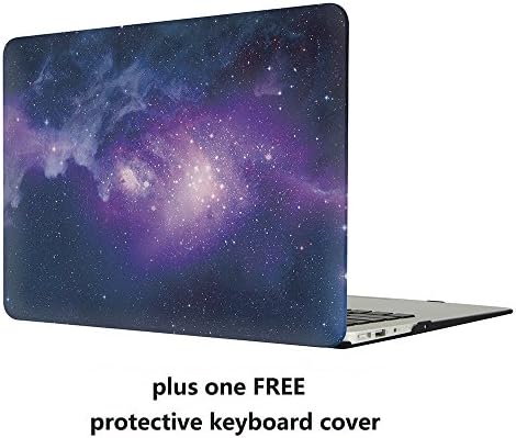 MacBook Air 11 Case Cover – Treasure21 Slim fit Smart protection Soft rubber coating Smooth better grip Hard case shell cover for Macbook Air 11 A1370 A1465 (Galaxy)