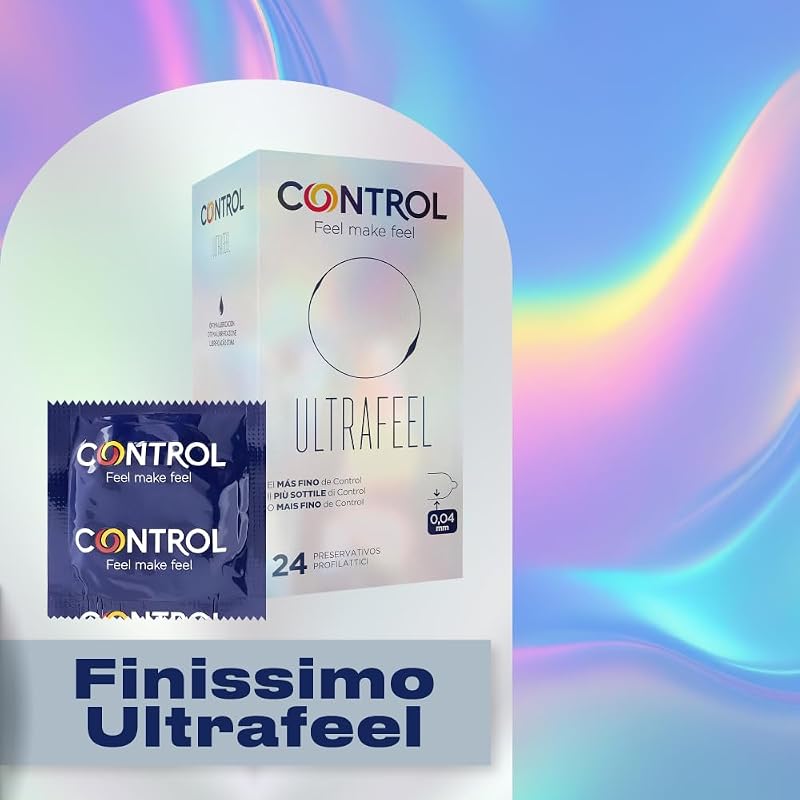 Finissimo Ultrafeel Extradünne Kondome 0,04 mm aus Naturlatex – 24 Stück