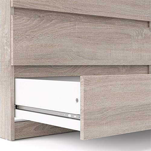Atlin Designs Contemporary 6 Drawer Double Dresser in Truffle Gray